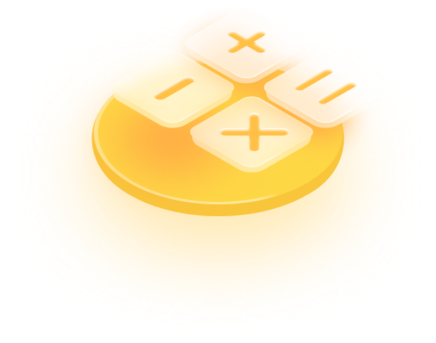 Stylized calculator icon